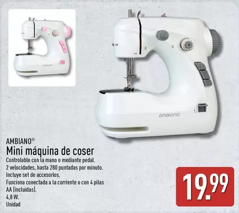 Ambiano - Mini Maquina De Coser