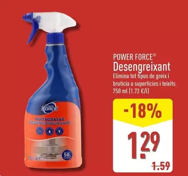 Power Force - Desengreixant