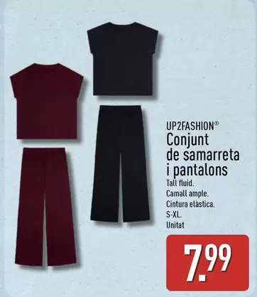 Up2fashion - Conjunt De Samarreta I Pantalons