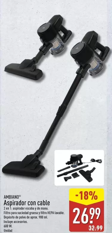 Ambiano - Aspirador Con Cable