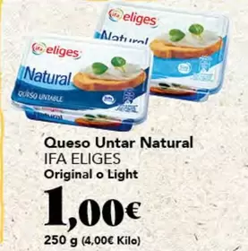 Ifa Eliges - Queso Untar Natural