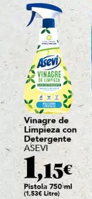 Asevi - Vinagre De Limpieza Con Detergente