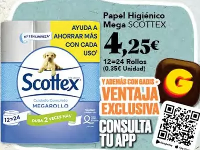 Scottex - Papel Higiénico Mega