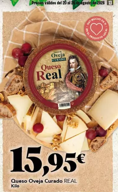 cumbre real - Queso Oveja Curado