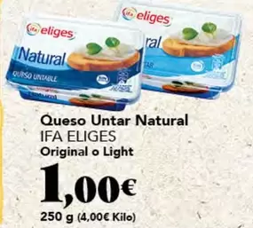 Ifa Eliges - Queso Untar Natural