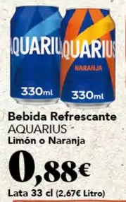 Aquarius - Bebida Refrescante Limon O Naranja