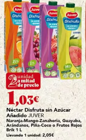 Juver - Nectar Disfruta Sin Azucar Anadido