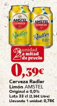 Amstel - Cerveza Radler
