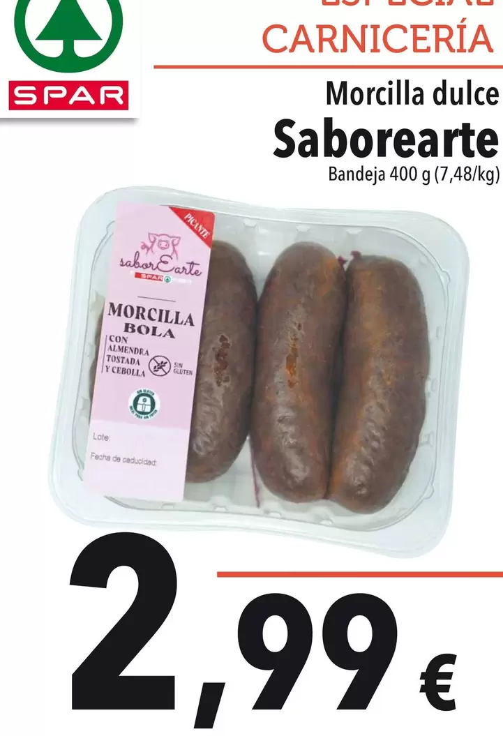 Spar - Morcilla Dulce Saborearte