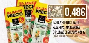 Gallo - Pasta Vegetales