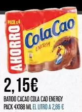 Cola Cao - Batido Cacao Energy