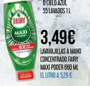 Fairy - O Cielo Azul 55 Lavados