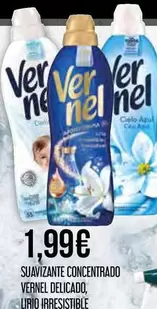 Vernel - Suavizante Concentrado Delicado