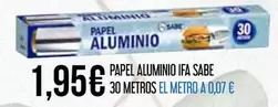 ifa sabe - Papel Aluminio