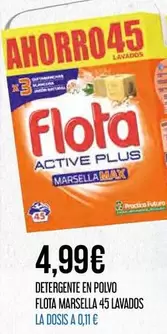 Flota - Detergente En Polvo Marsella 45 Lavados