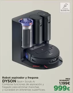 Dyson - Robot Aspirador Y Fregona