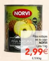 Norvi - Piña Rodajas En Su Jugo