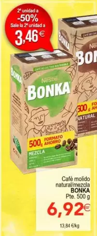 Bonka - Café Molido Natural/Mezcla