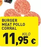 Burger Meat Pollo Corral