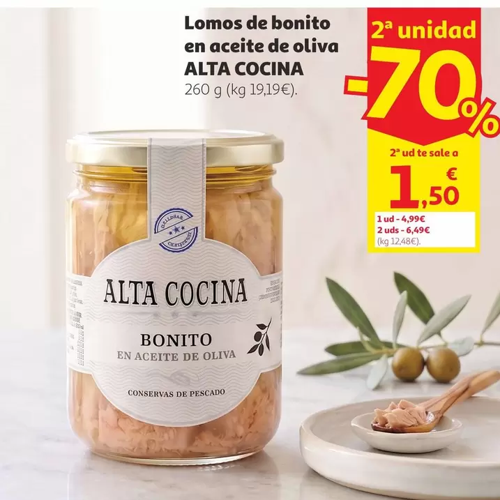 alta cocina - Lomos De Bonito En Aceite De Oliva