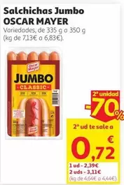 Oscar Mayer - Salchichas Jumbo