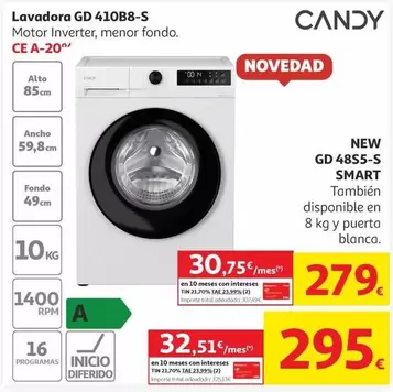 Candy - Lavadora Gd 410b8-s