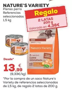 Nature's Variety - Pienso Perro