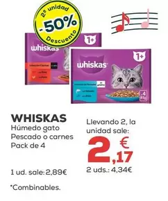 Whiskas - Humedo Gato Pescado 
