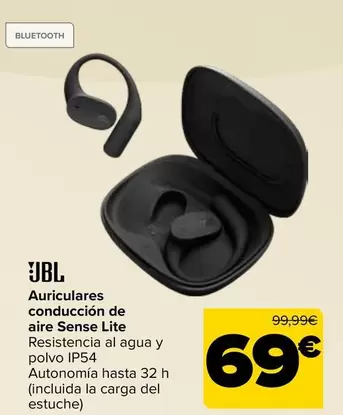 JBL- Auriculares Conduccion De Aire Sense Lite
