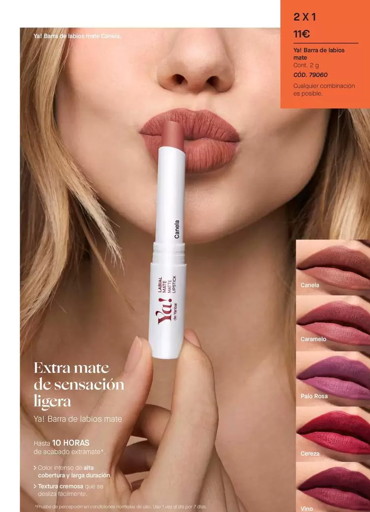 Yanbal - Ya! Barra De Labios Mate