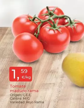 Tomate Maduro Rama Origen: C.E.E