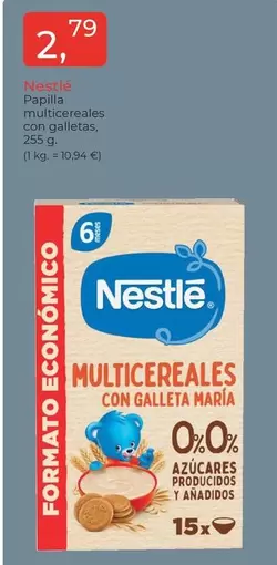 Nestlé - Papilla Multicereales Con Galletas