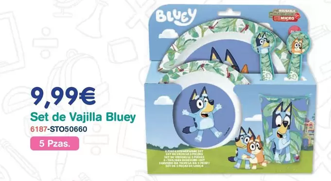 Dondino - Set De Vajilla Bluey