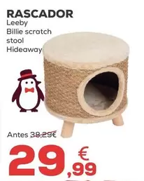 Leeby - Rascador Billie Scratch Stool Hideaway