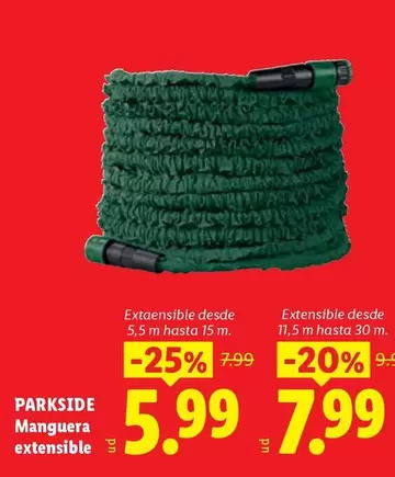 Parkside - Manguera Extensible