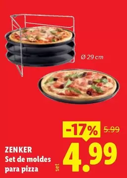 Zenker - Set De Moldes Para Pizza