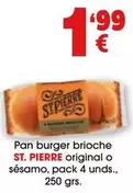Pan Burger Brioche Original O Sesamo