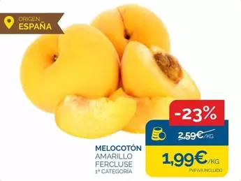 origen - Melocoton Amarillo Fercluse