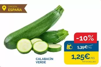 origen - Calabacin Verde