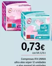 ifa unnia - Compresas