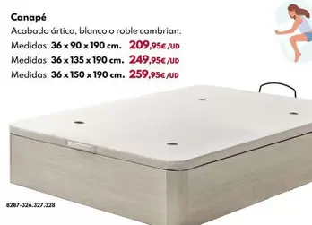 Canapé Plus Ii - Ártico 36x90x190cm