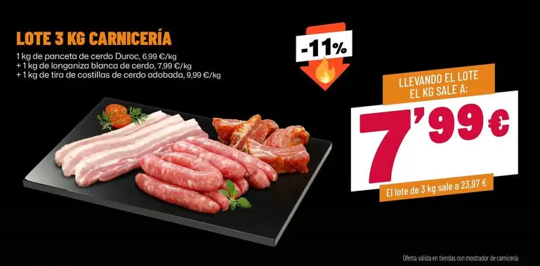 Cárnicas Serrano - Lote 3 Kg