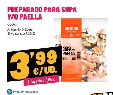 Preparado Para Sopa Y/o Paella