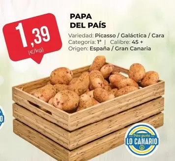 origen - Papa Del País