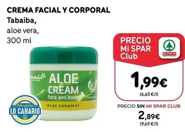 Spar - Crema Facial Y Corporal