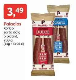 Palacios - Xorico Sarta Dolc O Picant