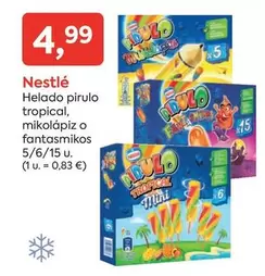 Nestlé - Helado Pirulo Tropical, Mikolapiz O Fantas Mikos