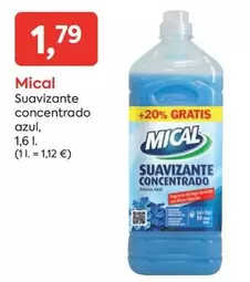 mical - Suavizante Concentrado Azul