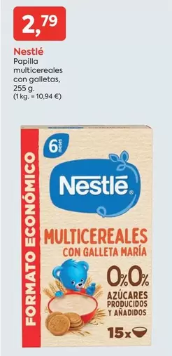 Nestlé - Papilla Multicereales Con Galletas