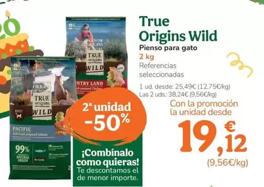 True Origins Wild - Pienso Para Gato